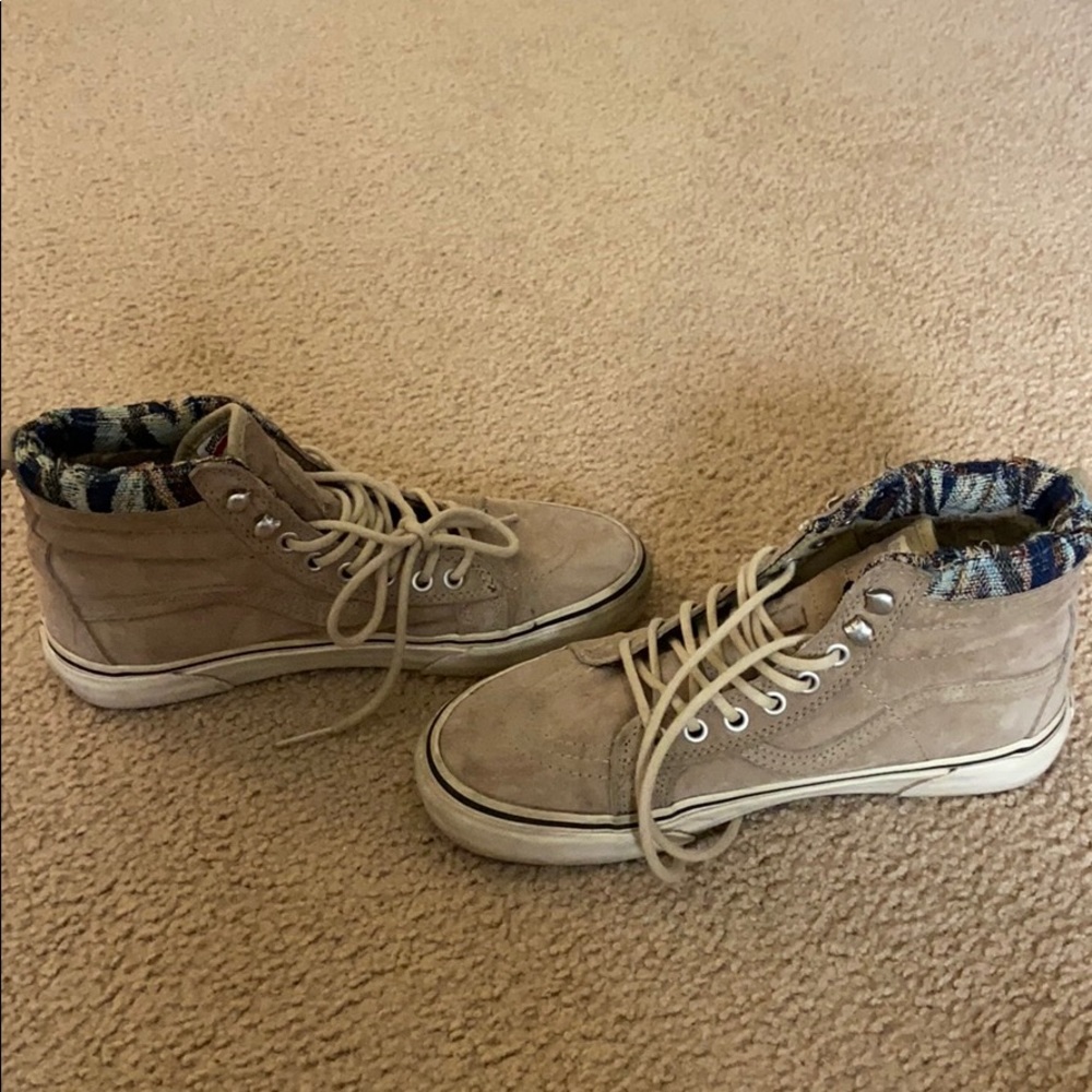 Vans hightops. slightly worn